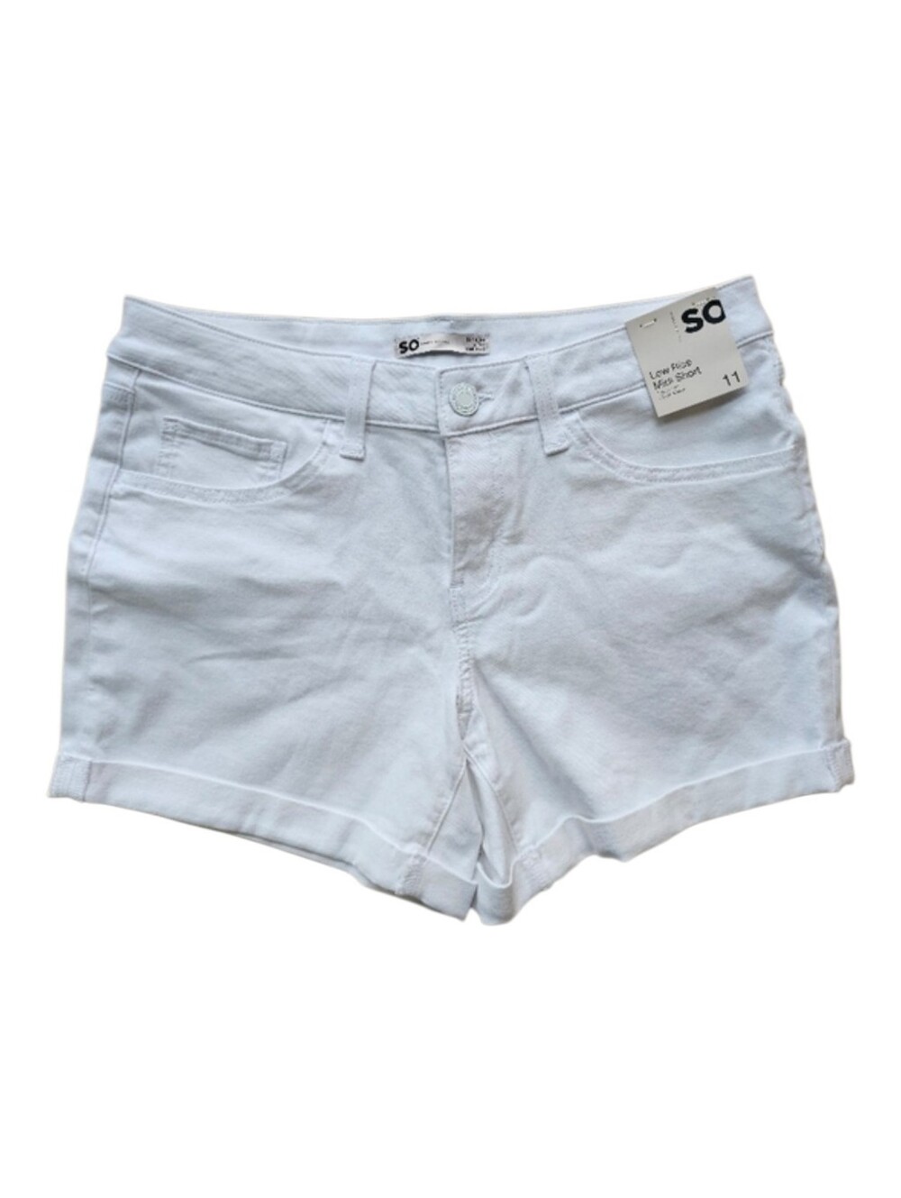 NWT Sonoma White Low Rise Midi Short Cotton‎ Rayon Women's Size 11/30
